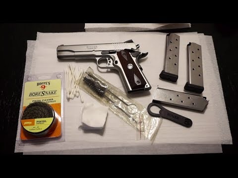 YouTube video about: How to clean ruger sr1911?