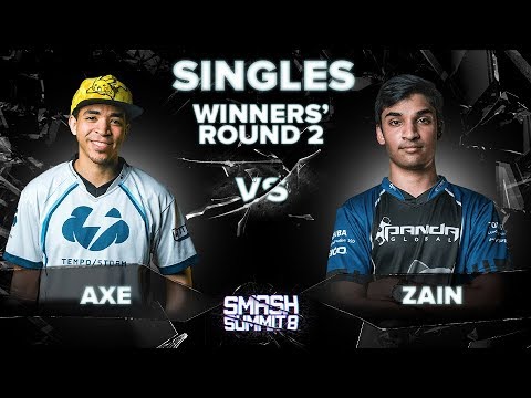 Axe vs Zain - Melee Singles: Winners' Round 2 - Smash Summit 8 | Pikachu vs Marth