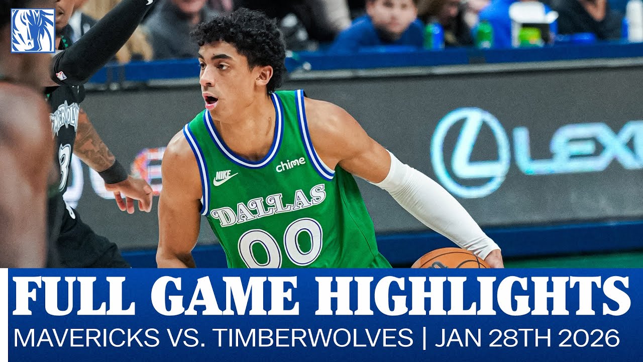 Mavericks Highlights vs. Minnesota Timberwolves | January 28, 2026