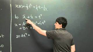 Undetermined Coefficients | MIT 18.03SC Differential Equations, Fall 2011