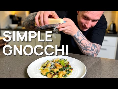 Easy gnocchi with rainbow chard and parmesan cheese | Perfect spring recipe