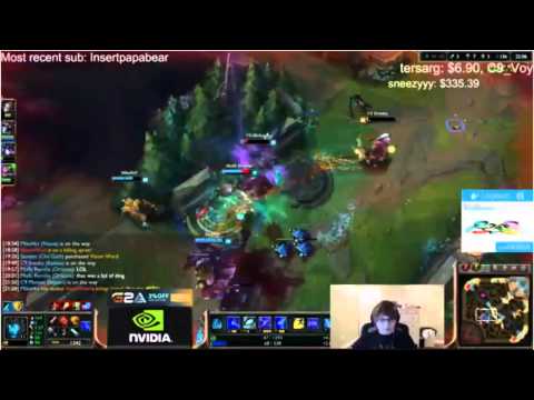 Best Moments of C9 Sneaky   challenger soloQ C9Sneaky playing League of Legends on Cloud9 G2A