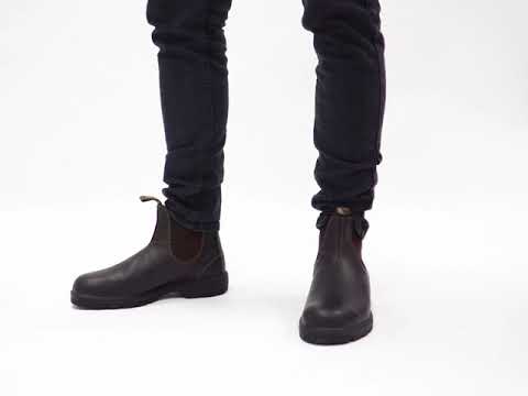 | Shuperb™ Blundstone 550 Mens Premium Leather Chelsea Boots Walnut Brown