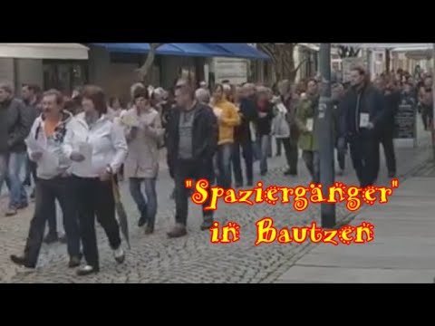 "Spaziergänger" in Bautzen - 2.5.2020