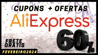 Cupom Aliexpress Fevereiro 2024/Cupom Aliexpress 2024/Aliexpress cupom de Desconto