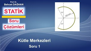 Kütle Merkezleri S1 ♦STATİK Soru Çözümleri ♦Behcet DAĞHAN