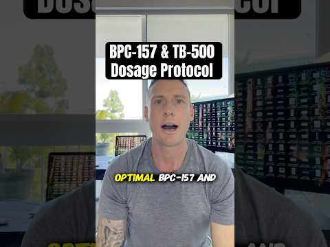 BPC-157/ TB-500 Dosage Protocol #peptides #peptide #bpc157 #shorts #shortvideo