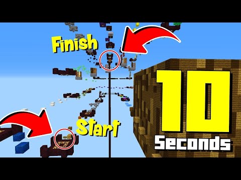 HAI 10 SECONDI PER FINIRE QUESTA MAPPA DI MINECRAFT! - PARKOUR