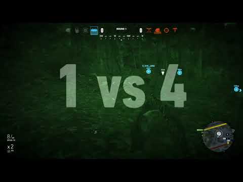 Ghost Recon Wildlands Ghost War 1v4 Stalker Clutch