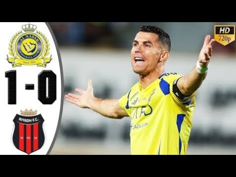 Al Nassr vs Al Riyadh | Cristiano Ronaldo Shines in 1-0 Victory | All Goals & Highlights | today