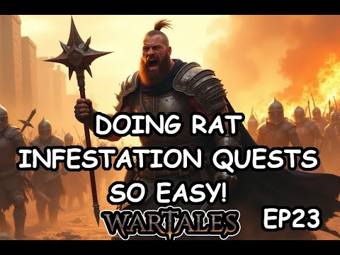 DOING RAT INFESTATION QUESTS SO EASY! Ep23 Wartales Lets Play NOOB PLAYING ON EXPERT