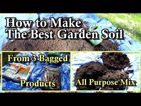 How to Make An All Purpose Garden Soil from 3 Bagged Products: Cheaper & Better Than Any Bagged Mix!