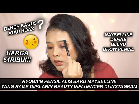 FIRST IMPRESSION & TES KETAHANAN PENSIL ALIS MAYBELLINE DEFINE BLEND BROW | RIRIEPRAMS