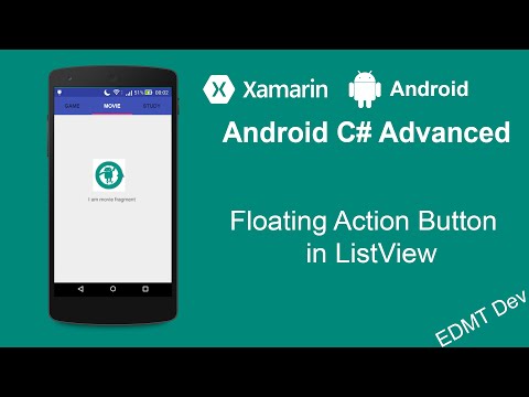 Xamarin Android Tutorial Floating Action Button in ListView