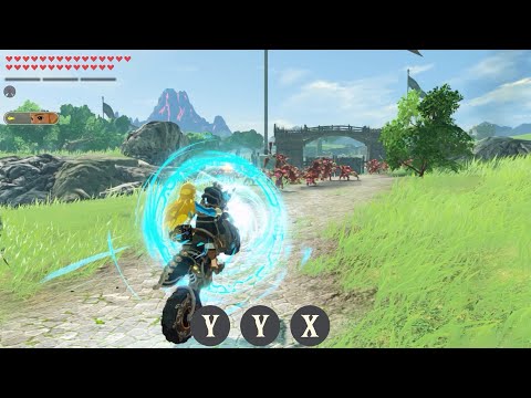 Zelda Master Cycle Weapon Complete Moveset - Hyrule Warriors: Age of Calamity