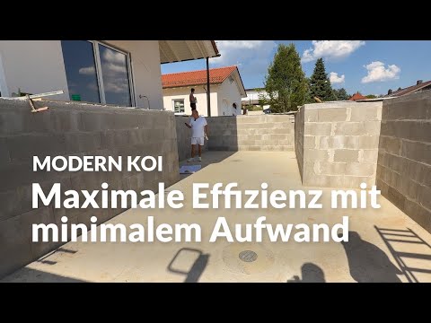 Alex plant Strömung und Rückläufe für seinen Teich | Modern Koi Blog #7951