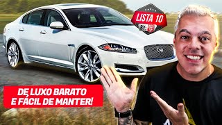 Teria Fácil!🚨 10 CARROS de LUXO BARATOS e FÁCEIS de MANTER AUTO SUPER
