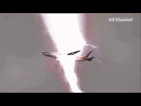 Alle 1000 Flugstunden wird ein Flugzeug vom Blitz getroffen