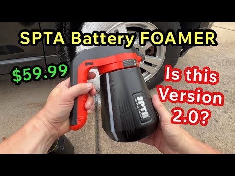 2024 SPTA Cordless Battery Car Foamer Test