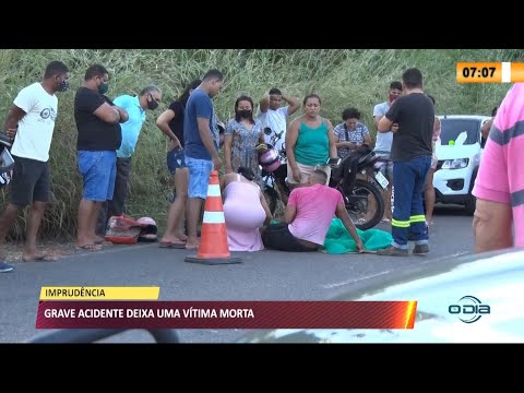 Mulher morre após colidir moto em carro estacionado na PI-130 26 05 2021