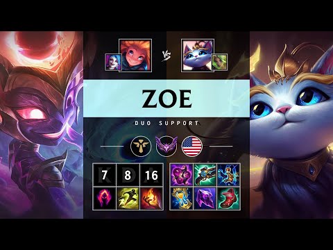 Zoe Support vs Yuumi - NA Master Patch 25.07