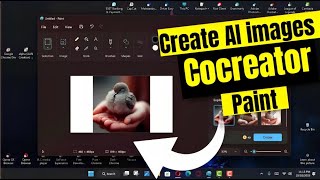 How to Create AI images with Cocreator on Paint for Windows 11