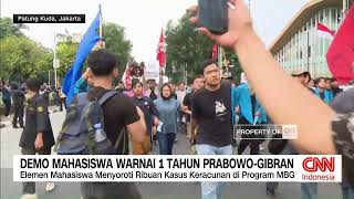 Download lagu Demo Mahasiswa Warnai 1 Tahun Prabowo-Gibran mp3