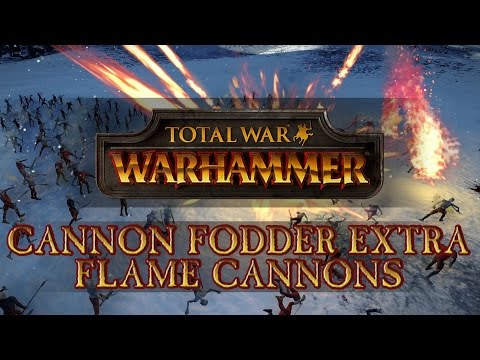 Total War: Warhammer - Cannon Fodder Extra: Zombie Horde vs Flame Cannons!