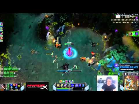 LoL Wildturtle's Awesome 2v5 Pentakill at Baron   G4L