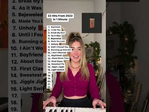 22 HIT songs from 2022 in 1 Minute