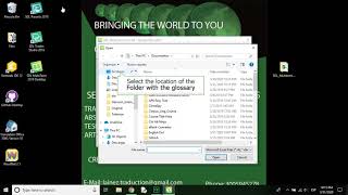 Converting an Excel Glossary to SDL Multiterm