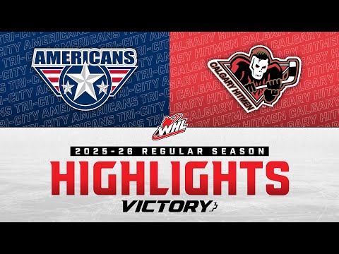 Tri-City Americans at Calgary Hitmen 01/14 | WHL Highlights 2025-26