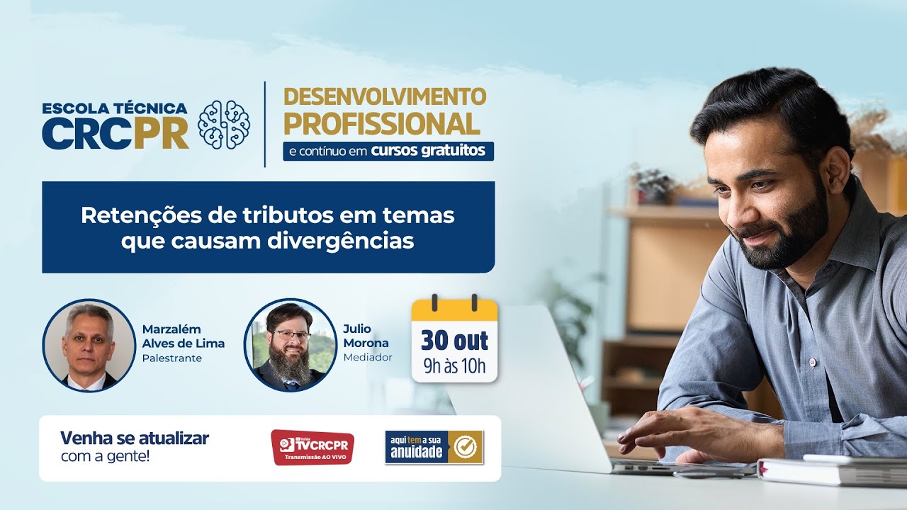 Escola Técnica CRCPR - Retenções de tributos em temas que causam divergências