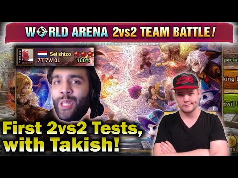 First 2vs2 RTA Tests, With Takish! - Summoners War