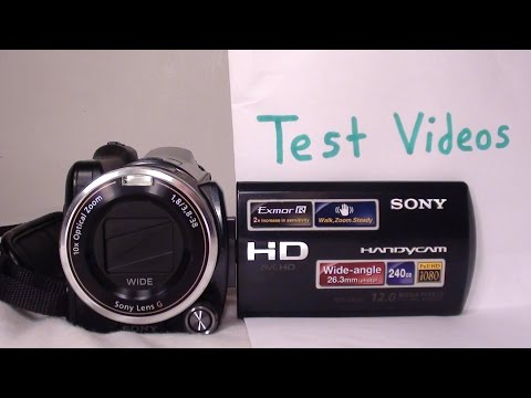 2010 Sony Handycam HDR XR550 Test Videos