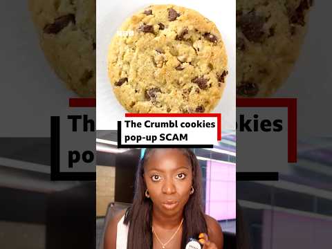 Watch the video | The Crumbl cookies pop-up scam explained. #Crumbl #BBCNews
