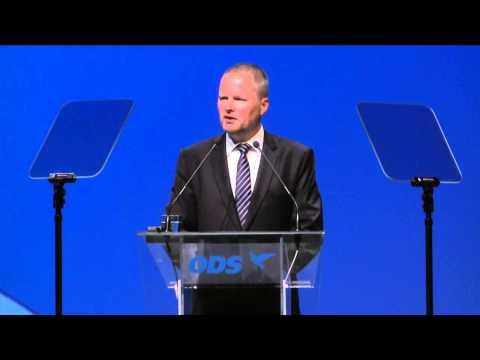 Petr Fiala - představení programu na 25. kongresu ODS