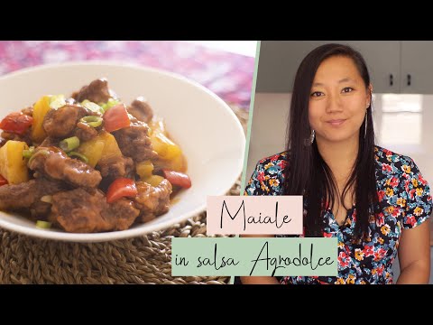 MAIALE in salsa AGRODOLCE | CUCINA CINESE | Ricetta completa