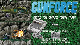 GunForce : Battle Fire Engulfed Terror Island SNES - C&M Playthrough