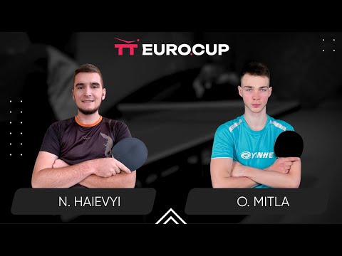 19:40 Nazarii Haievyi - Oleksii Mitla 16.01.2024 TT Euro.Cup Ukraine Master. TABLE 4