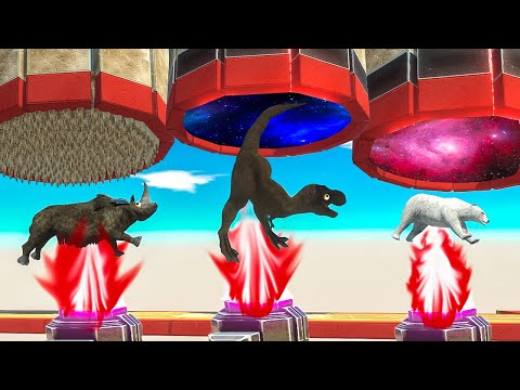 BloWN StraiGHT InTO PORTAL or PaSS SafELY - Animal Revolt Battle Simulator