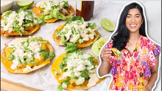 Crispy Chipotle Chicken Smash Tacos (My take on the viral smash taco!)