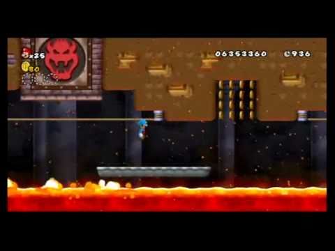 Another Super Mario Bros. Wii 100%: 8-Castle!