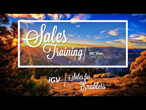 Sales for Incoming Global Volunteer: Part 1