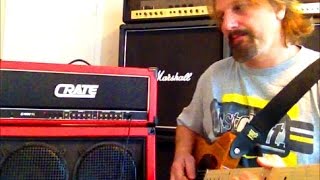 Video thumbnail for Red Crate G1600 XL guitar amp head solid state review by Sammy Bones