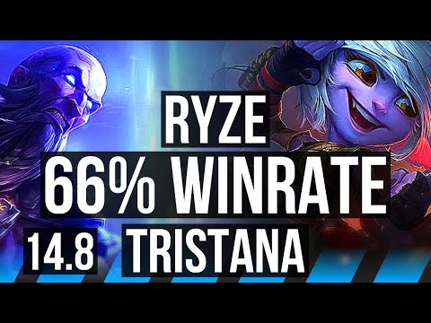 RYZE vs TRISTANA (MID) | 66% winrate | TR Master | 14.8