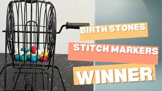 Birth Stones CROCHET Along 2025…October Stitch Markers Winner! 🎉🧶🎉