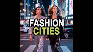 Top 5 Cities Where Fashion Never Sleeps (And Neither Do Their Models) 💄✨ #Fashion #models #cities