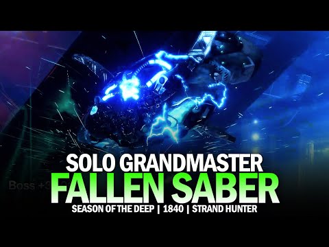 Solo Grandmaster Nightfall - Fallen SABER (Strand Hunter) [Destiny 2 Season of the Deep]