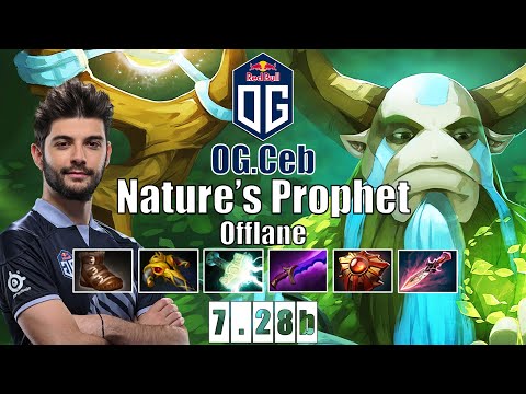 Nature's Prophet Offlane  | OG.Ceb | NON-STOP FIGHTING EVERYWHERE | 7.28b Gameplay Highlights